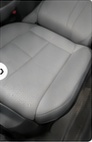 Leather seats after detailing